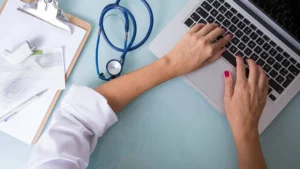 Urology practice manager reviewing the CMS 2027 site-neutral imaging payment proposal and its effect on hospital outpatient reimbursement